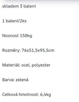 2KS kempových židlí GCB08GN - 4