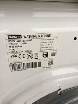 Prodám pračku Samsung WW11BGA046AELE - 4