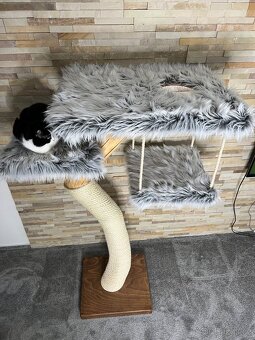 Kočičí strom s houpačkou - 4