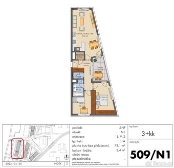 Prodej bytu 3+kk - 4
