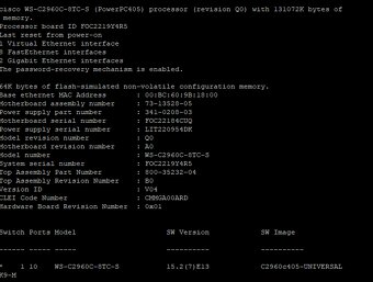 Cisco Catalyst WS-C2960C-8TC-S–managed switch,8×LAN+2×Gb/SFP - 4