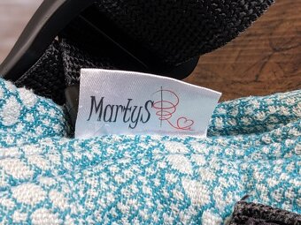 Nosítko Marty's mezi-baby ušité z šátku Moisha - 4