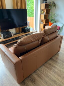 Kožená Sedačka VIMLE z IKEY 190cm, 2místná rozkládací - 4