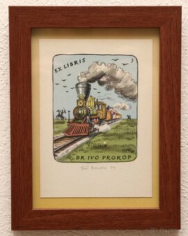 Jiří Bouda - Ex libris železnice - 4