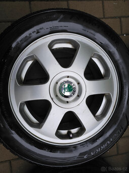 ALU kola disky Škoda 5x100 Octavia I R15 ET43 6,5J - 4