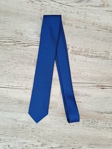 Pánská kravata modrá - 4