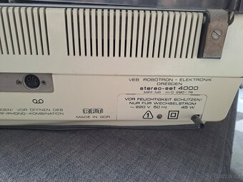 Gramofon Robotron Stereo Set 4000 - 4