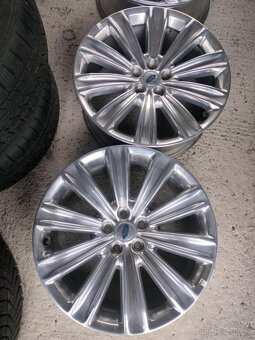4ks alu disky orig Ford 5x108 R20 + snimače tlaku - 4