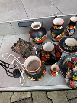 Sada keramiky v ratanovem kufriku - 4
