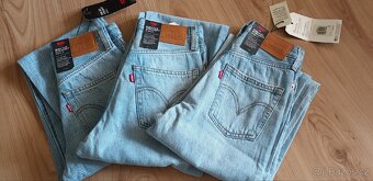 LEVI'S RIBCAGE STRAIGHT ANKLE', světle modé dívčí - 4