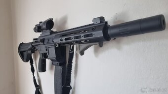 Airsoftová zbraň EC-108 RAHG 10.39\" s tlumičem - černá - 4