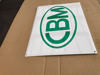 Cedule smaltovaná CBM za 600 kč včetně pošty - 4