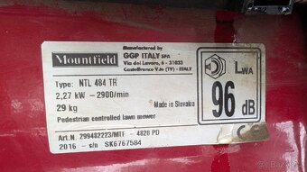 Sekačka Mountfield 4820 PD - 4