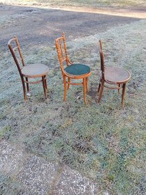 starožitné tři židle - 4