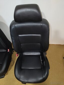 Sedačky passat b5.5 s dětským podsedákem kožené - 4