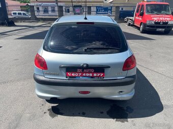 PEUGEOT 206 XS 1.6i 65KW 1 Majitel v ČR - 4