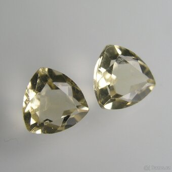 Citrín-trillion-pár-2,38 ct. - 4