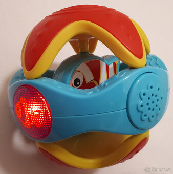 Dětský Zvukový a světelný míč, Infinifun Rattle Ball - 4