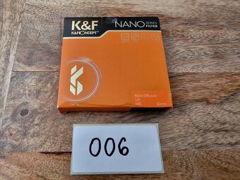 K&F Concept 82 mm černý difuzní filtr 1/8 speciální efekty - 4