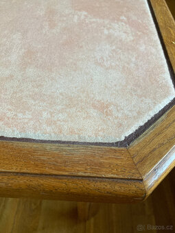 Konferenční stolek částečný masiv - 4