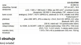 Televize LG 42LH7000 - 4