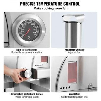 Venkovní pizza pec Vevor - 4