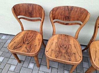 Luxusní prvorepublikové židle THONET po renovaci - 4