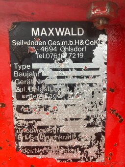 Lessní naviják Maxwald 5t - 4