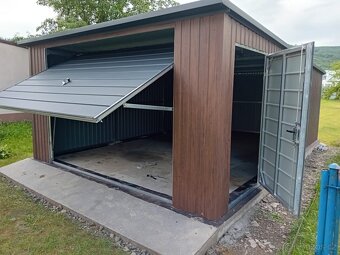 Plechová garáž 4x6m - 4