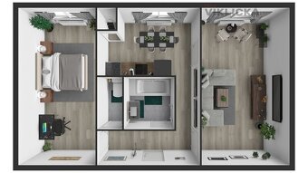 Prodej bytu 2+1, 52 m2, Praha, ul. Trenčínská - 4