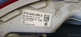 Prave zadni svetlo skoda superb II sedan face lift - 4