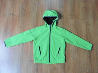 Zelená softshell bunda McKinley vel. 140 cm - 4