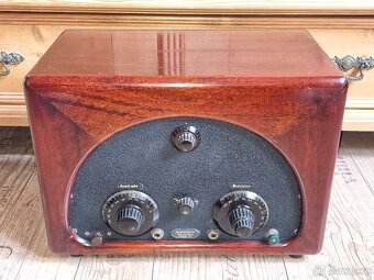 Starožitné rádio Ducretet, Paris, Francie, 7 lampovka, 1929 - 4