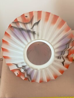 Prodám starožitný lustr art deco lampionek - 4