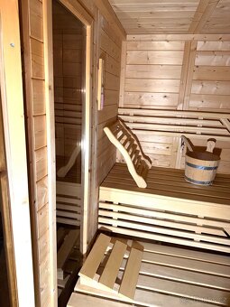 Finská sauna masiv 38mm rozměr 200x200x205v - 4