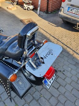 Nosič na origo opěrku spolujezdce na Yamaha 750/1100 Virago. - 4