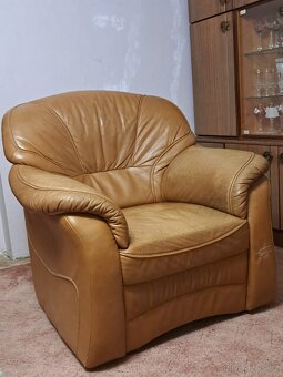 Prodám koženou sedací soupravu - 4