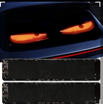 2x LED PANEL na sklo (Oči, Text atd) - 4