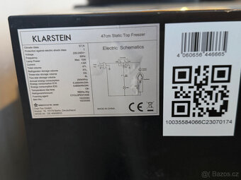 Lednice s mrazákem Klarstein Big Daddy 87L - 4