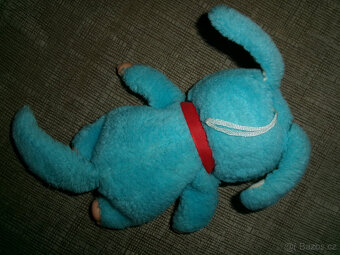 Retro Mončičák-modrý-píská - 4