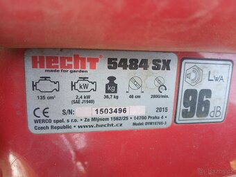 velka sekacka hecht 5484 SX s kosem - 4