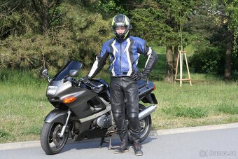 Značkové kožené kalhoty na motorku IXS, vel. 52, chrániče - 4