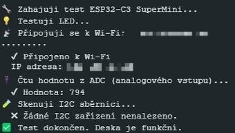 Esp32-C3 SuperMini | Testováno - 4