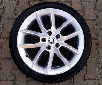 Alu kola originál Škoda Octavia II, III, RS 5x112 R18 Gemini - 4
