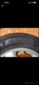 Michelin Alpin 195/65 R15 91T na originálních discích Škoda - 4