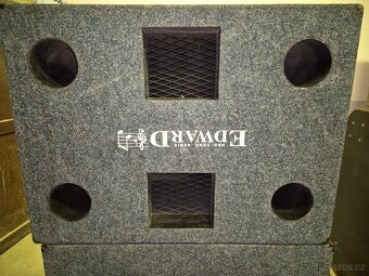 ozvučení PA zn. EDWARD, 2x bass, 4x vrch - 4