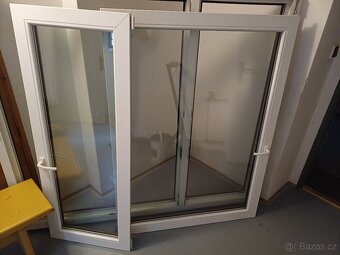 Okno bílé/zl.dub trojsklo - 4