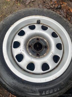 Plechová kola R14 - 4