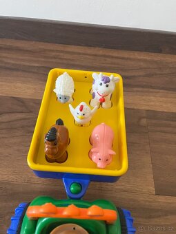 Hrací jezdící traktor traktůrek se zvířátky Kiddieland - 4