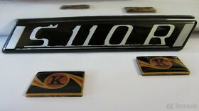 Klubová značka "K" (Kvasiny) pro vozy Škoda 110R - 4